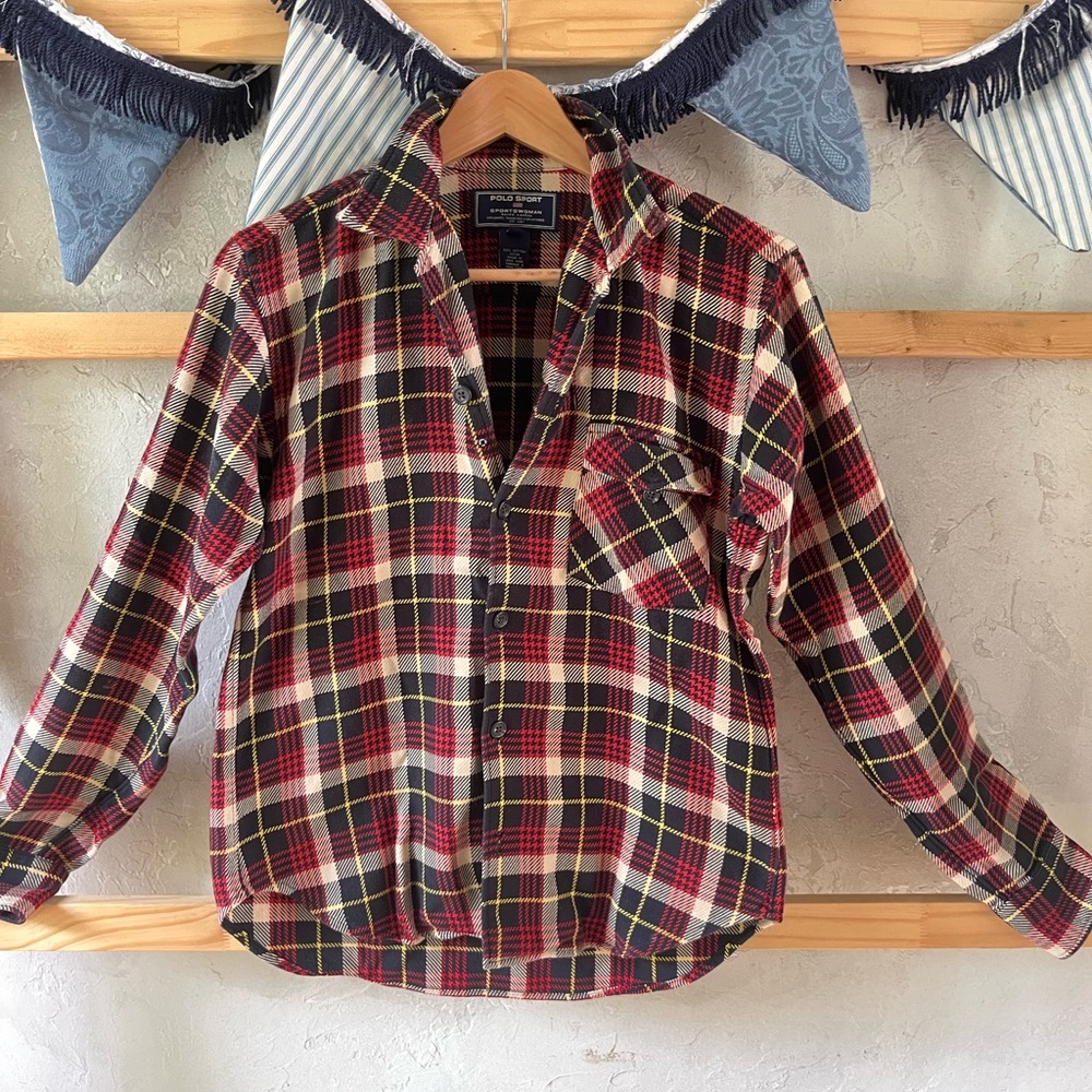 Ralph Lauren Flannel Button-Down